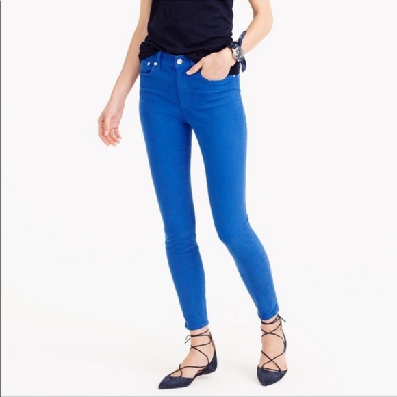 J. Crew Denim - J. Crew lookout high rise royal blue jeans
